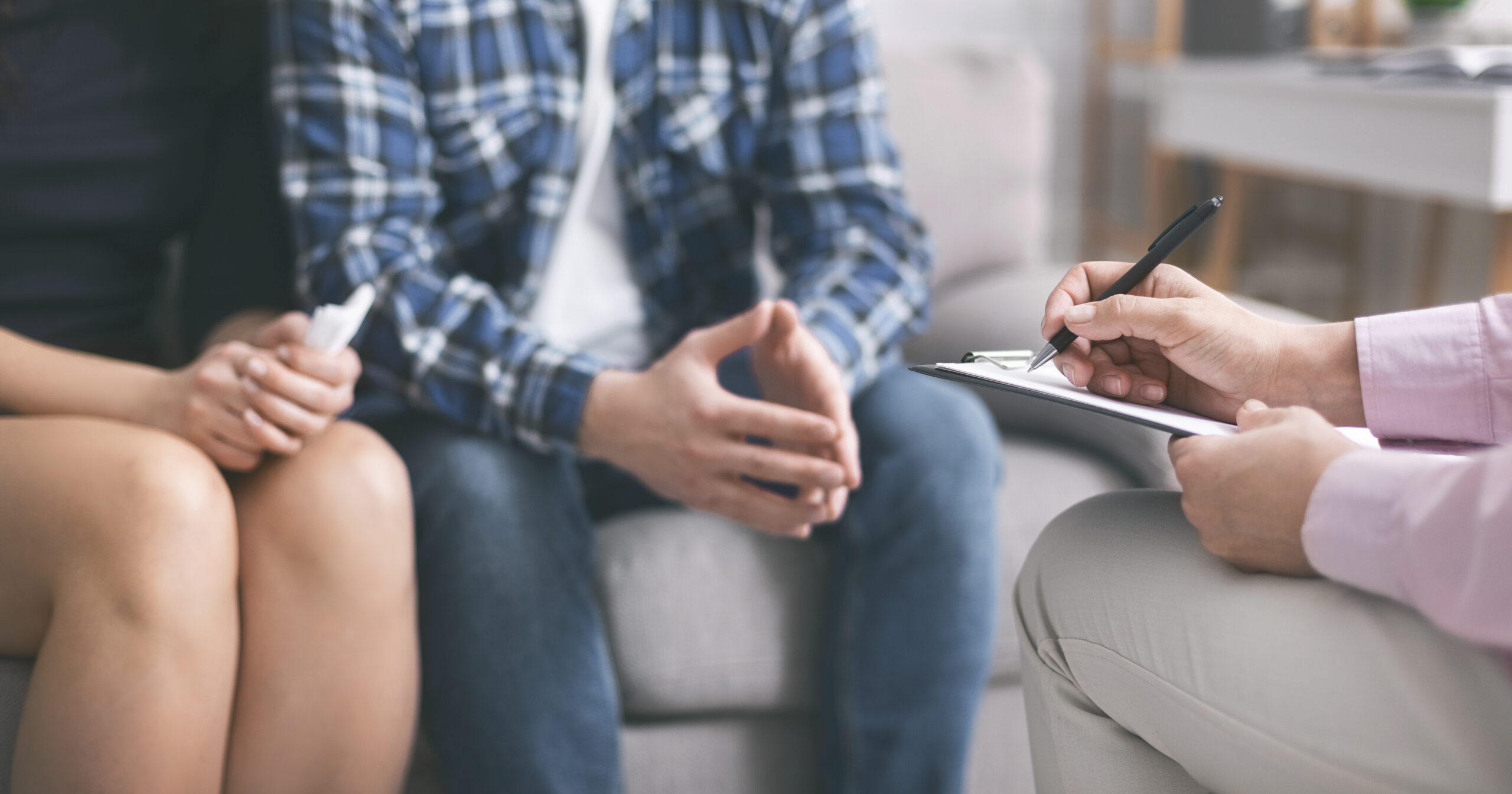 Man in therapy discussing the need for patience in getting treatment.